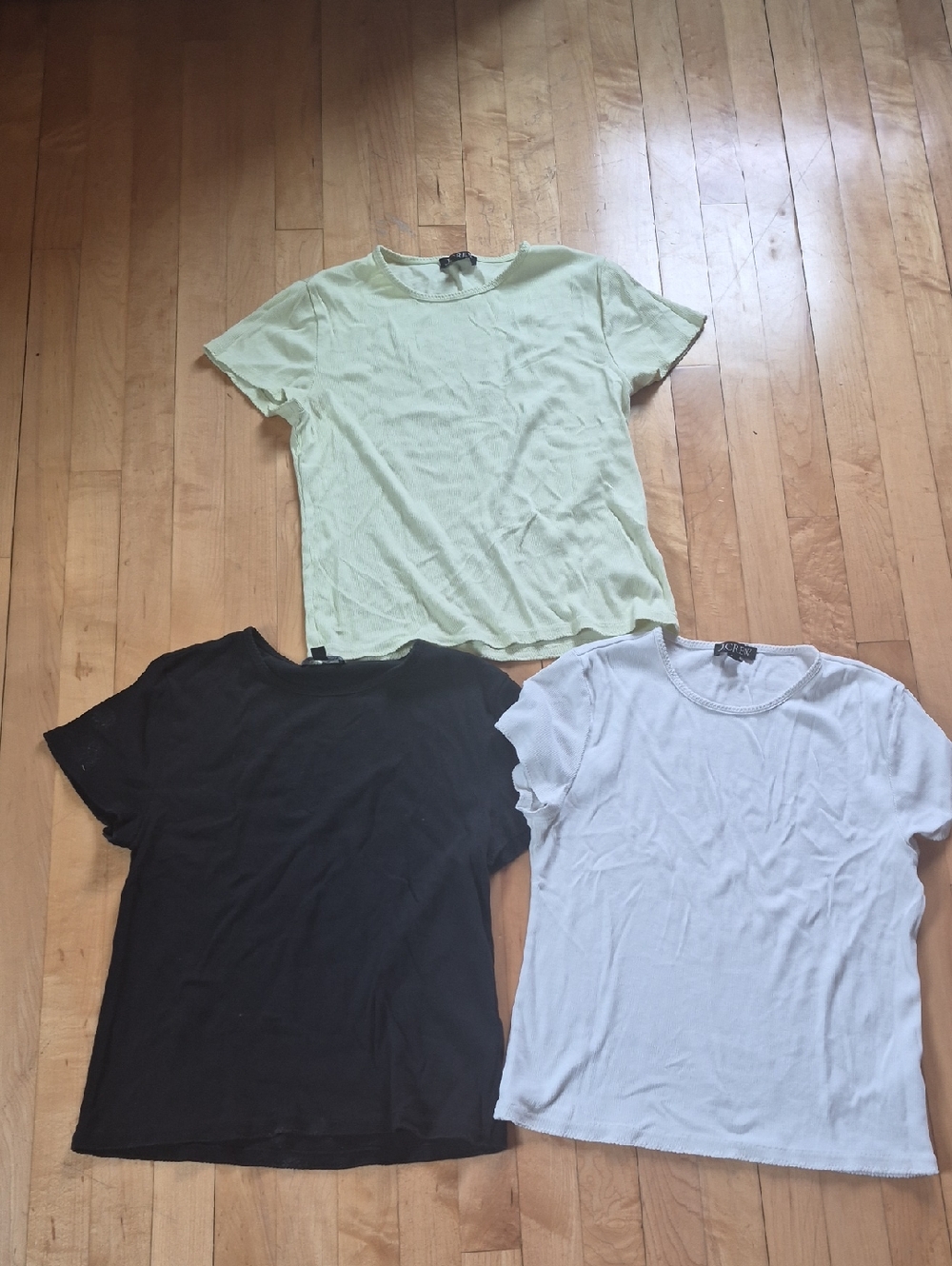 J.Crew Short Sleeve Tees – Set of 3 ☀️